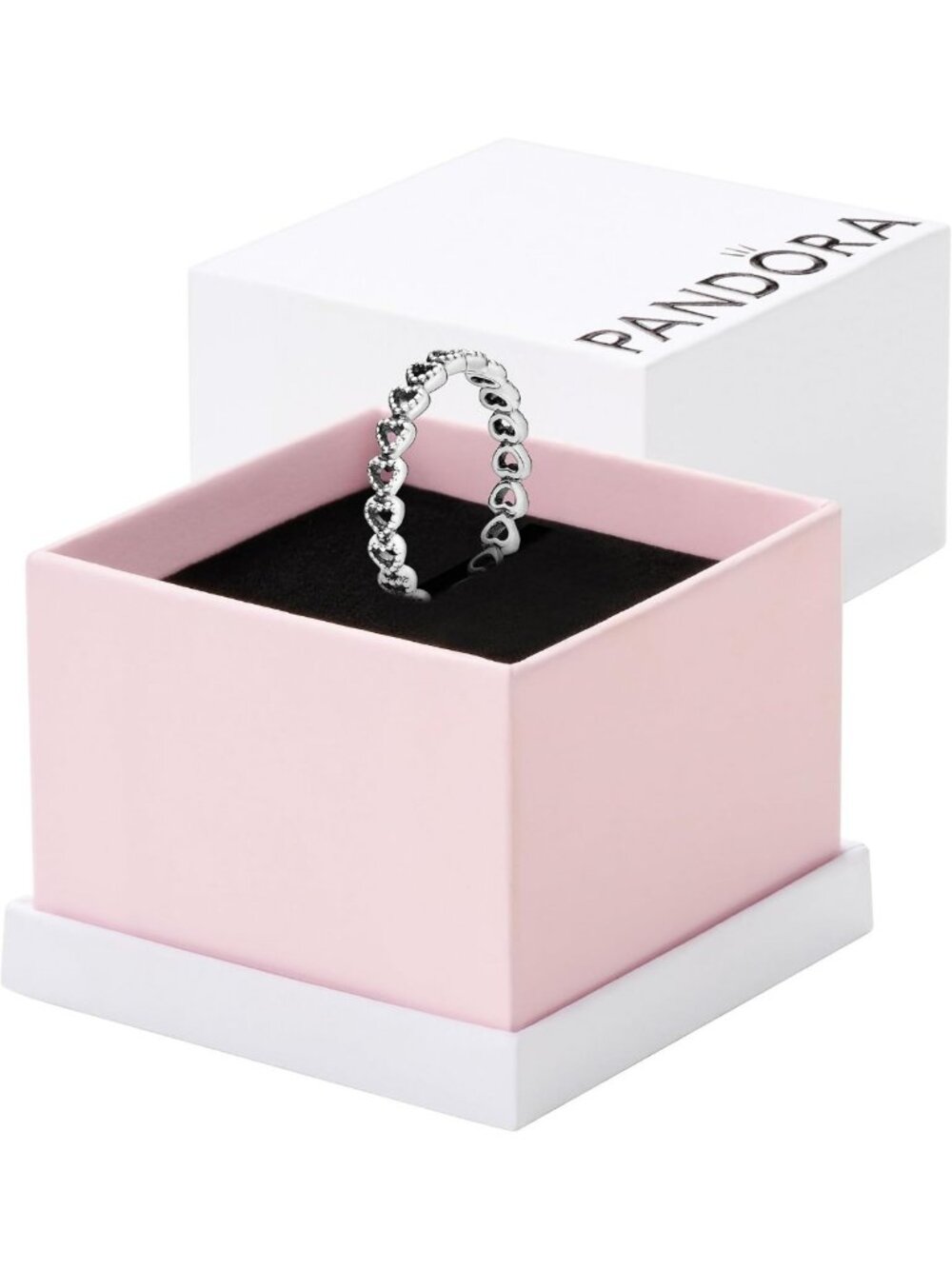 Stackable Heart Ring for Women - Sterling Silver Band - Perfect Gift with Box